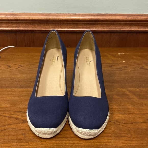 J Crew Canvas espadrille wedges AL003 - Picture 3 of 7